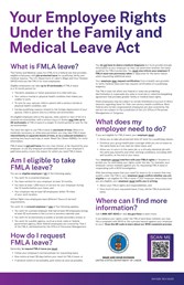 Family and Medical Leave Act (FMLA) Poster